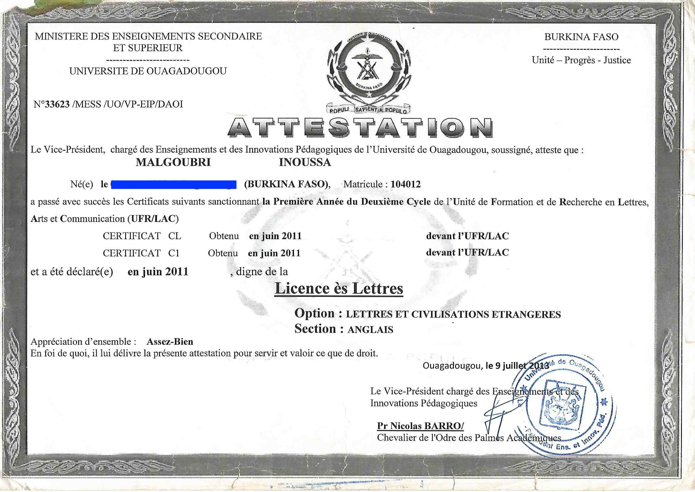 BA Degree